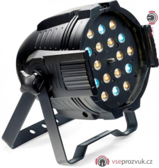 Stagg LED PAR MLZ-18x3W studená/teplá bílá DMX černý, LED reflektor
