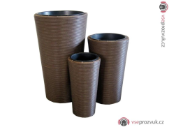 Sada dekoračních květináčů "INDIA", výška 74, 54 a 44cm