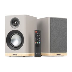 Audizio KS12 — aktivní regálové reproduktory (HDMI ARC, Bluetooth 5.3, LED podsvícení)