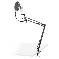 Vonyx CMS320T Studiová mikrofonní sada USB titanová s echem