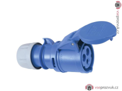 PC Electric zásuvka CEE, 16A, 3pin, modrá