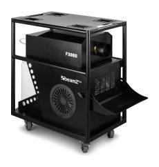BeamZ Professional F3000 — hazer 3200 W v pojízdném rámu (DMX 3/5pin, kanystr 20 l)