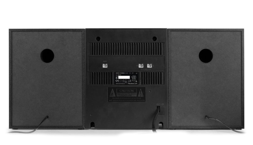 Audizio Metz HiFi mikrosystém s FM/DAB+, hliník