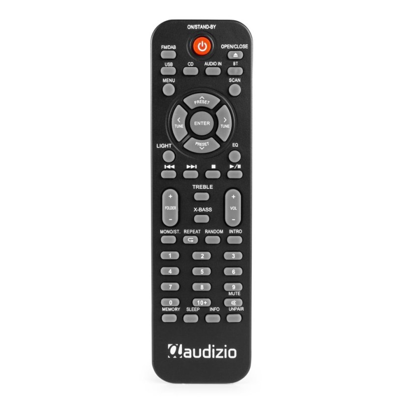 Audizio Tours Stereo HiFi System DAB+, Barva černá