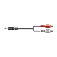 Skytronic CX400-2 — audio kabel jack 3,5 mm stereo – 2× RCA (2,5 m)