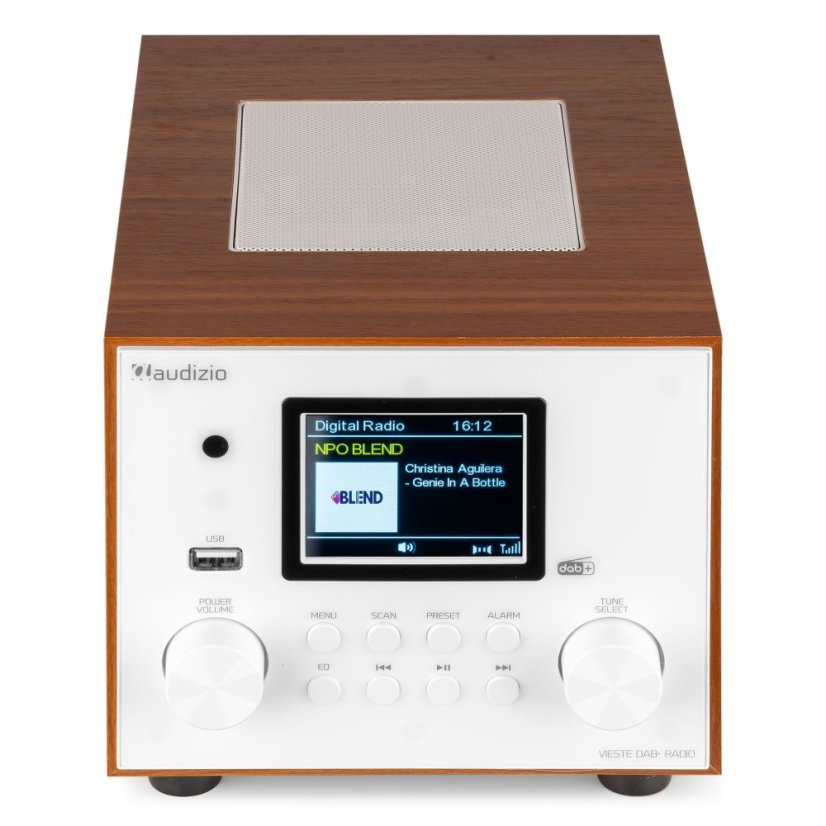 Audizio Vieste DAB+ Radio with subwoofer white