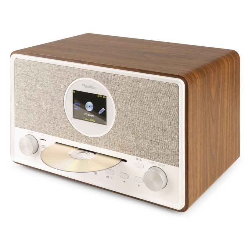 Audizio Internetové rádio Lucca s DAB+ a CD přehrávačem, Barva Wood