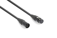 Power Dynamics CX106 DMX redukce 3-pin XLR (M) - 5-pin XLR (F) 0,1m