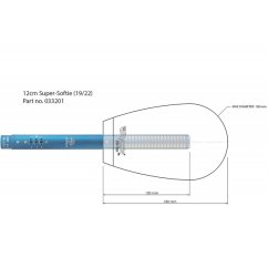 Rycote 12 cm Super-Softie (19/22) 3D - Tex větrná ochrana