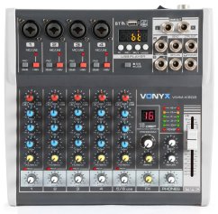 Vonyx VMM-K602 s DSP 6 kanálový mixážní pult