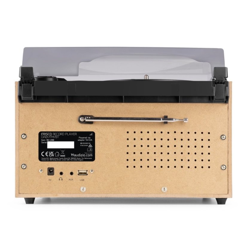 Audizio Frisco Retro Record Player DAB+ Radio