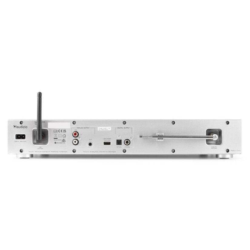 Audizio Adria Wi-Fi internetové rádio s DAB+ a Bluetooth, hliník