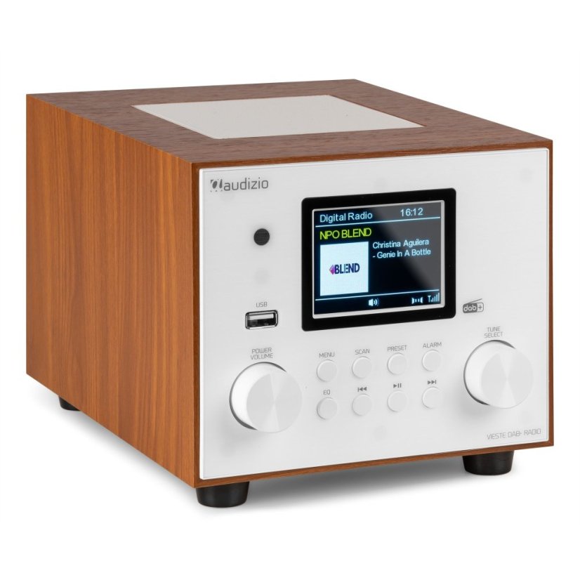 Audizio Vieste DAB+ Radio with subwoofer white