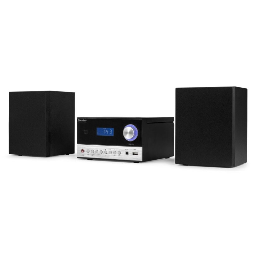 Audizio Toulon Micro HiFi System Black/Silver