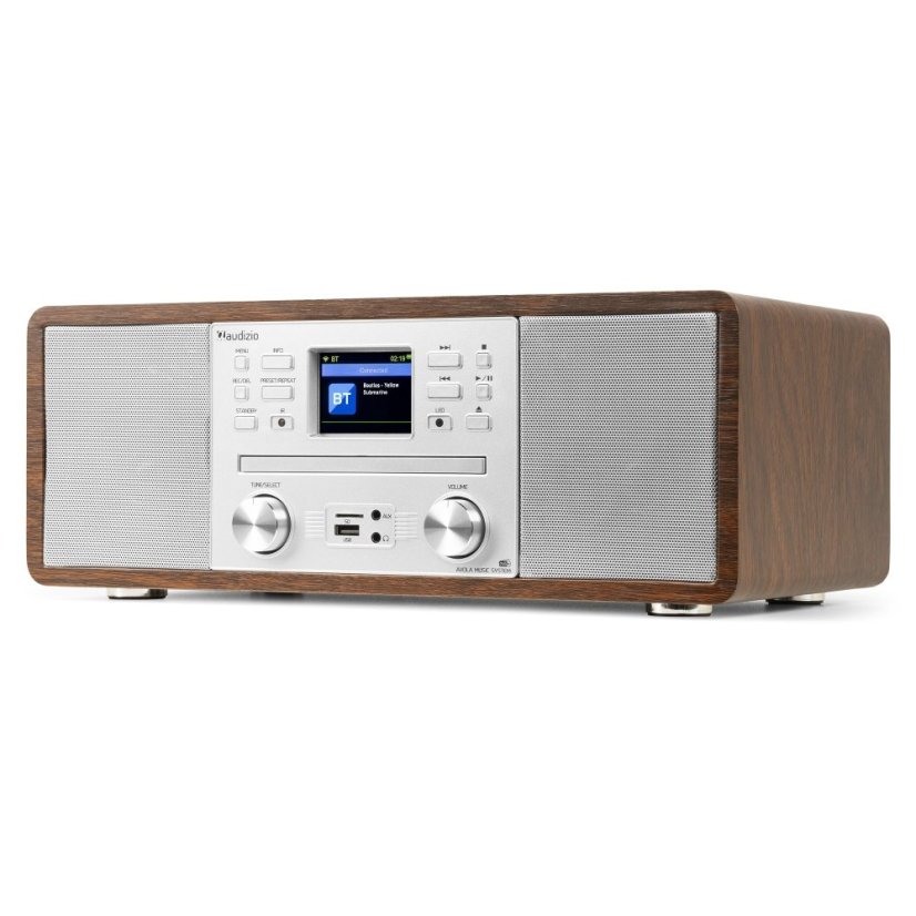 Audizio Avola Digital music system CD/BT/DAB+/Internet silver