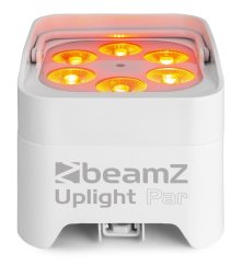 BeamZ BBP96SW Battery Uplight Par 6X12W WDMX