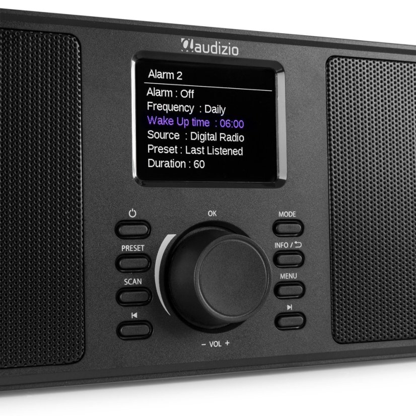 Audizio Monza DAB+ stereo rádio s Bluetooth, černé