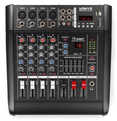 Vonyx AM5A 5-Channel Mixer With Amplifier DSP/BT/SD/USB/MP3