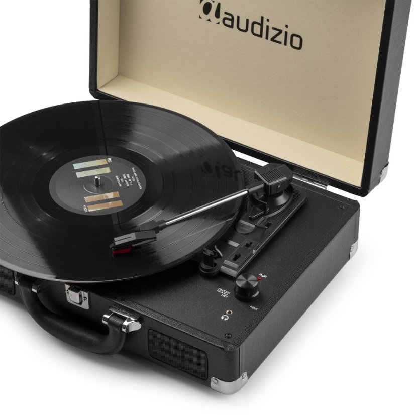 Audizio RP114BK Record player briefcase black
