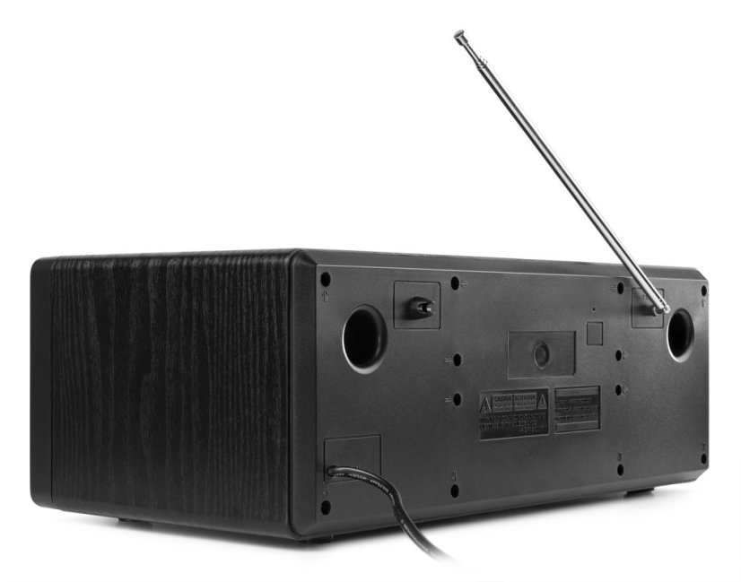 Audizio Prato mikrosystém s FM/DAB+, CD, USB a Bluetooth, černý