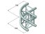 Alutruss QUADLOCK S6082C-21R 2-Way Corner 90