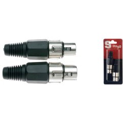 Stagg B925H, XLR samice, 2ks v balení