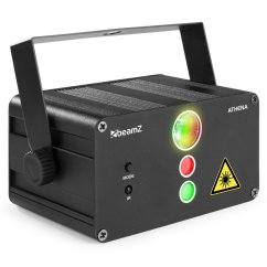 BeamZ Athena RG Gobo Laser System s baterií