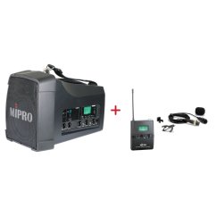 MIPRO MA-200 + MU-53L – klopová kardioidní sada, černá