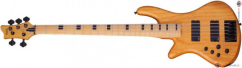 SCHECTER Stiletto-5 Session, Maple Fingerboard - Aged Natural Satin - Left Handed