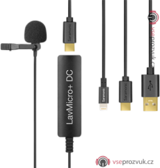 Saramonic LavMicro + DC Klopový mikrofon (USB-C atd.)