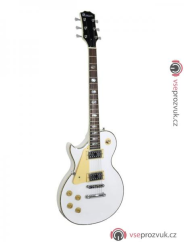 Dimavery LP-700L elektrická kytara levoruká, bílá