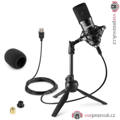 Vonyx CM300B studiový USB mikrofon, černý