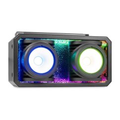 BeamZ Professional SB250IPFC — LED blinder IP65 (2× 100 W RGBAL COB, podsvícení)