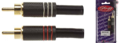 Stagg B0200-M-BKH, RCA, 2 ks v balení, černé