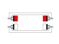 ProCab CLA800/3 - 2x RCA - 2x RCA - 3m