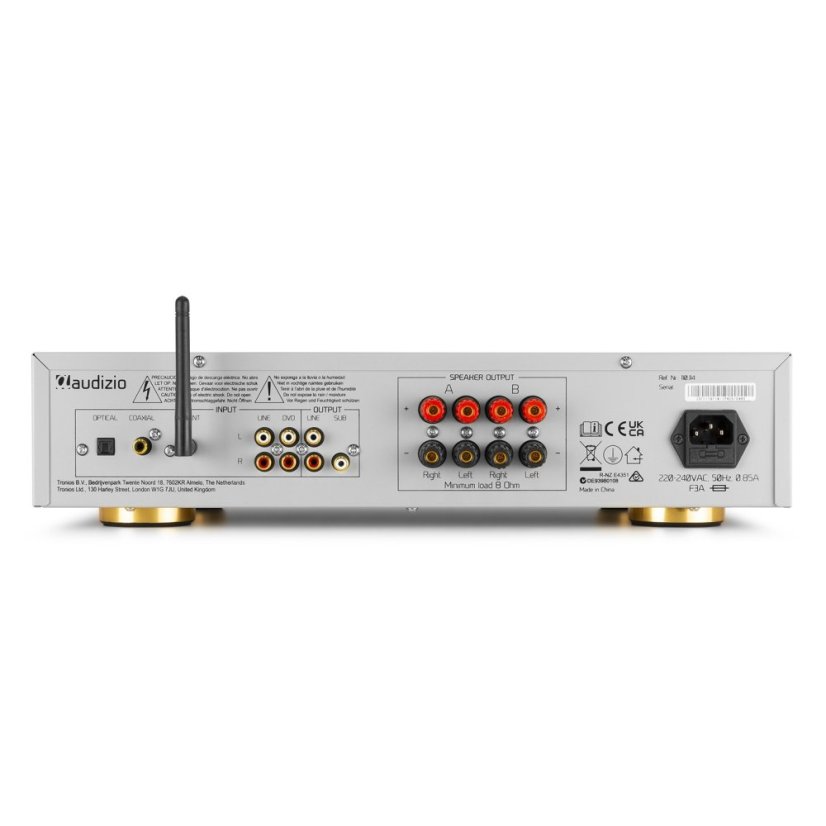 Audizio AD420A 4kanálový HiFi zesilovač Alu s optikou