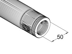 ALUTRUSS SINGLELOCK SP-S1000 QUICK-LOCK, trubka černá