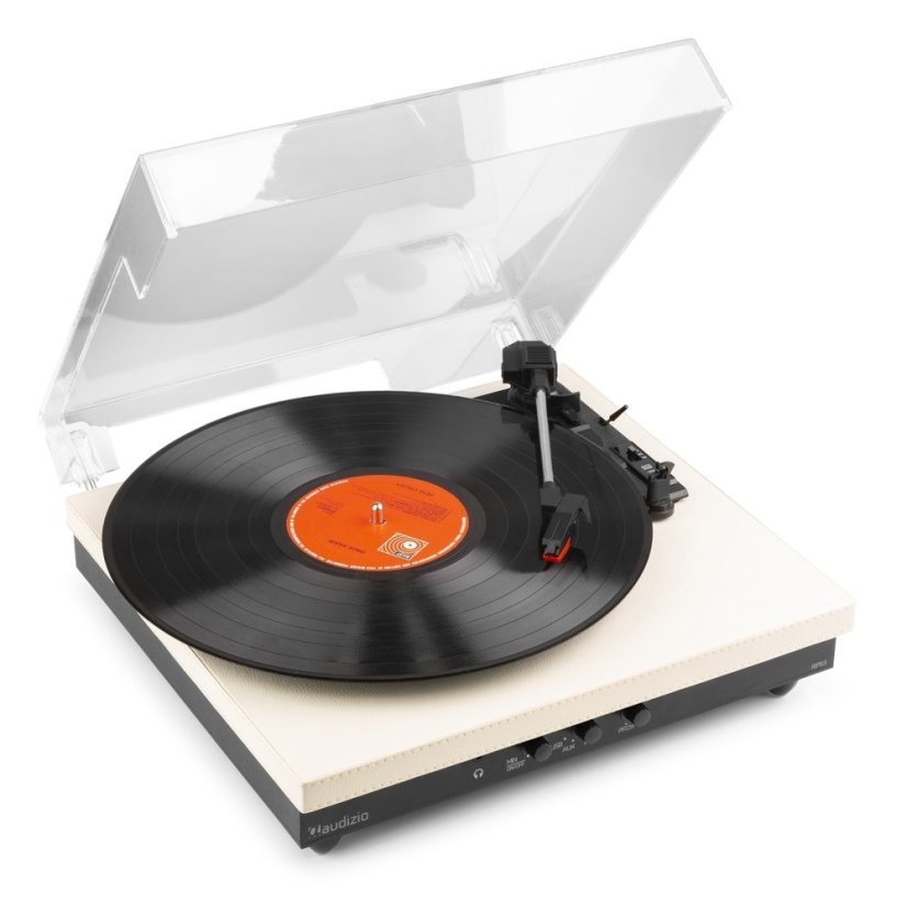 Audizio RP113C Gramofon s BT in/out, krémový