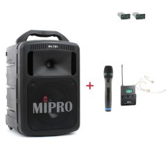 MIPRO MA-708 + ACT-32H + MU-55HNS – ruční a náhlavní sada, tělová