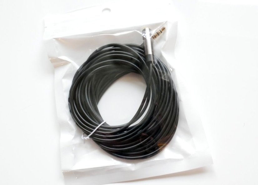 5m prodlužovací kabel pro mikrofony s TRRS jack 3,5mm konektorem