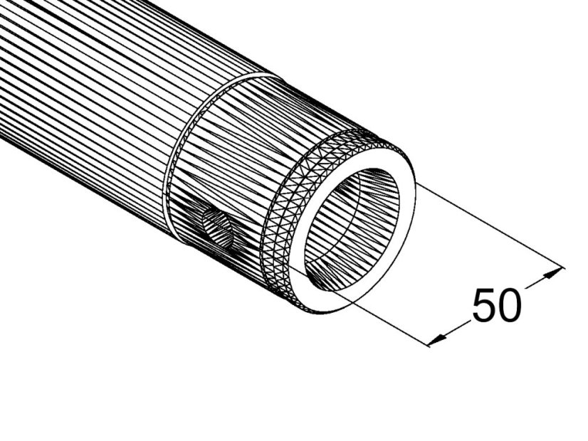 ALUTRUSS SINGLELOCK SP-S1500 QUICK-LOCK, trubka černá