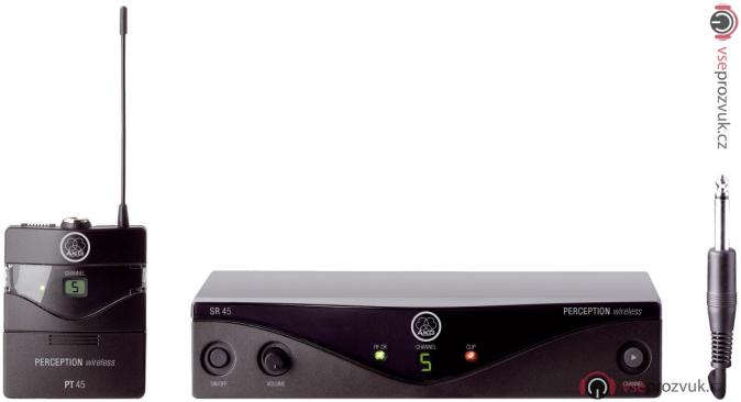 AKG Perception WMS45 Wireless Instrument Set — nástrojová bezdrátová sada - Frekvenční pásmo: Pásmo D (863,1–864,9 MHz)