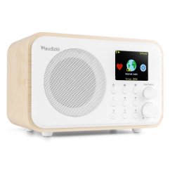 Audizio Vicenza internetové rádio s Wi-Fi, DAB+ a baterií, bílé