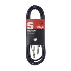 Stagg SAC3PS DL, kabel JACK/JACK, 3m