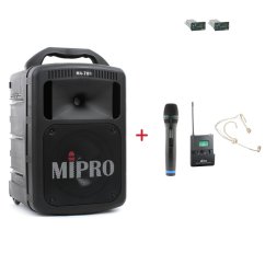 MIPRO MA-708 + ACT-32H + MU-53HNS – ruční a náhlavní sada, tělová