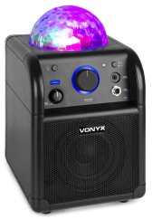Vonyx SBS50B BT karaoke reproduktor LED Ball černý