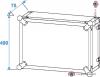 Skříň efektová CO DD 10HE, hloubka 36 cm