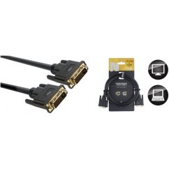 Stagg NVC1,5DVIDM, propojovací DVI-D kabel