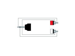 ProCab CLA711/1.5 - Jack 3.5 - 2x RCA - 1.5m
