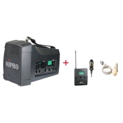 MIPRO MA-200 + MU-53LS – klopová kardioidní sada, tělová